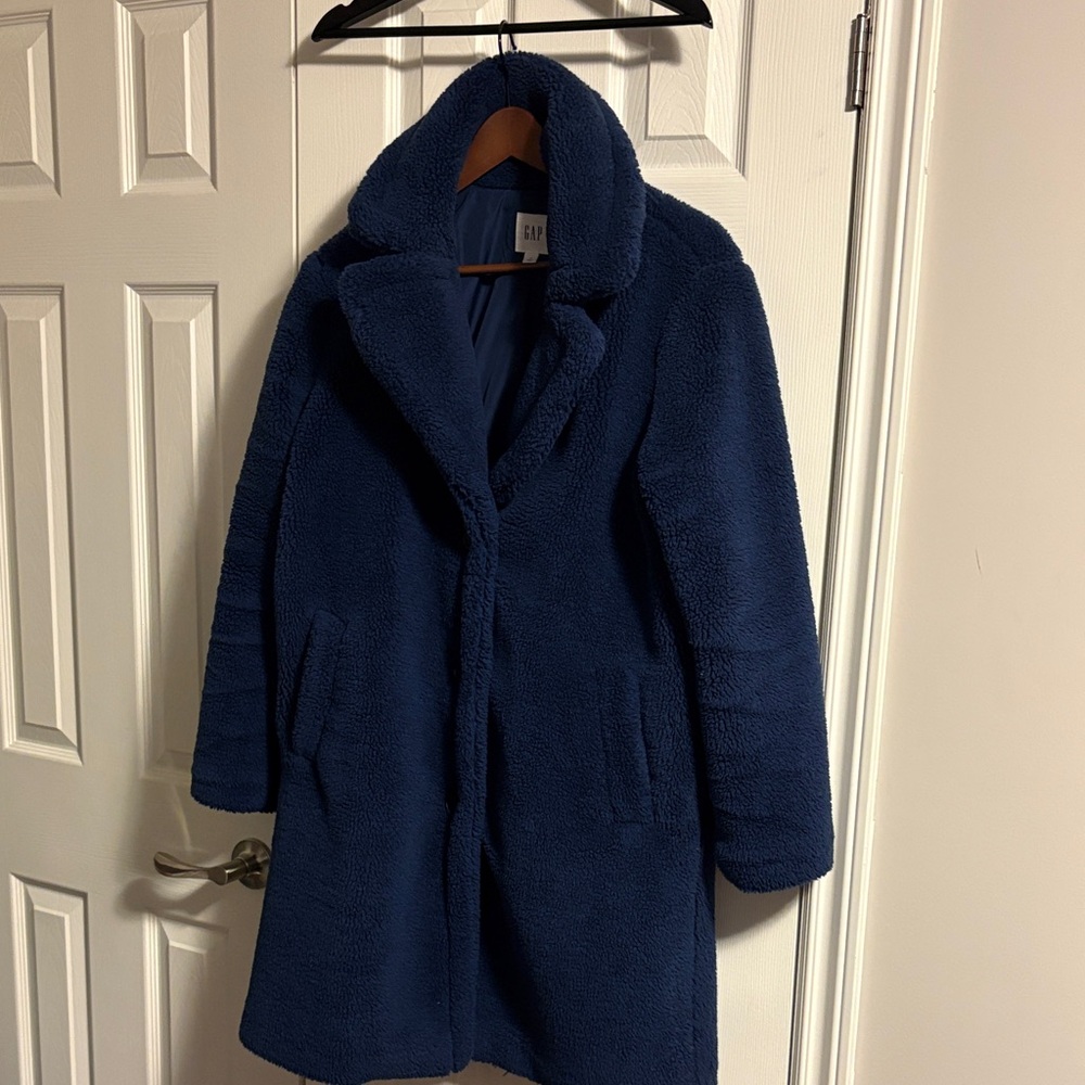 GAP Navy Teddy Jacket